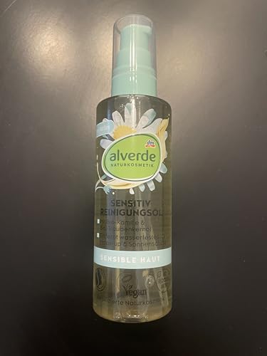 alverde NATURKOSMETIK Sensitiv Reinigungsöl Bio-Kamille Bio-Traubenkernöl, 100 ml von Alverde