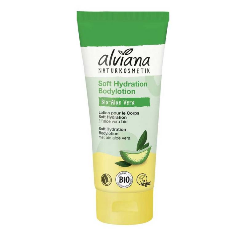 alviana Körperlotion Bodylotion - Soft Hydration mit Aloe Vera 200ml von alviana