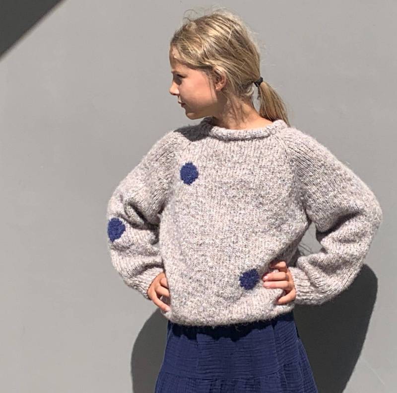 Süßer Alpakastrickpullover Mit Dots von alwaysbeapoet