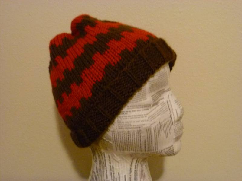 Gestreifte Mütze von amandatheg