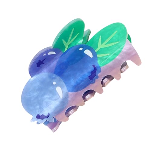 Beliebte Haarklauen Clip Fruit Theme Haartuelle Für Frauen Acrylhaarstyling Werkzeug Pferdeschwanzhalter Mode Kopfbedeckung Frauen Pferdeschwanzhalter von amangul