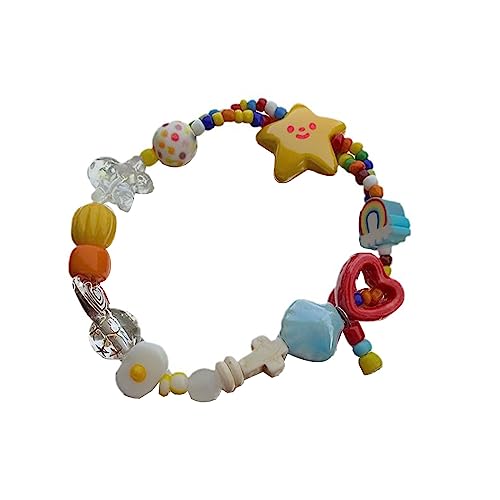 Handgefertigtes Farbenfrohes Perlenarmband Niedliche Star Stretch Armbänder Mode Bangle Elastic Cord Statement Schmuck Elastic Kordel Stretch Armbänder Handgefertigtes Farbenfrohes Perlenarmband Niedliche Star Stretch Armbänder Mode Bangle Elastic Cord Statement Schmuck Elastic Kordel Stretch Armbänder von amangul