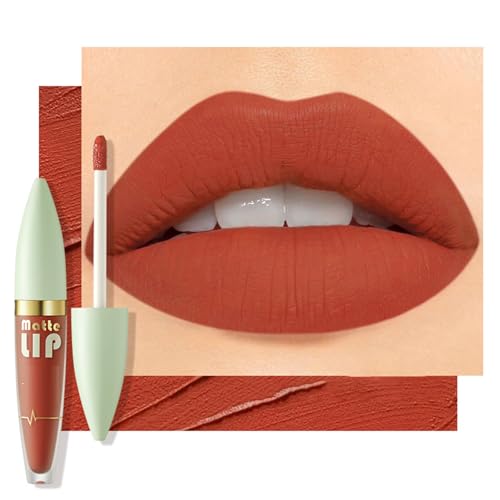 Matter Flüssiger Lippenstift Für Frauen Modisches Lippen Make Up Langlebig Hochpigmentiertes Glanz Mit Verschmutzproofem Finish Alltagsfarbe von amangul