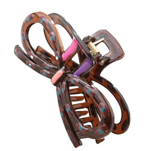 Modische Herz Haare Barrettes Einzigartige Bowknot Klemme Haarnadelhaarclips Stylish Heart Hair Accessoire Freizeit Verwenden Stilvolle Bögen Design Haarzubehör von amangul