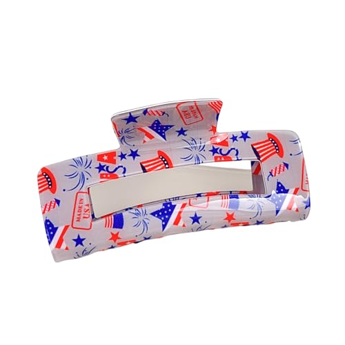 Trendy Square Hair Claw Clip Masqueraden Haarschlüsse Schöne Halloween Haarnadel Sicheres Styling Accessoires Geschichtete Acrylhaarclip von amangul