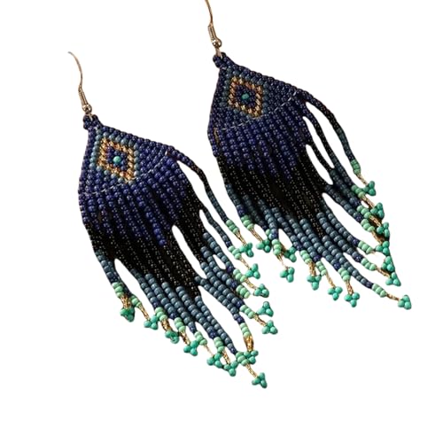 Vintage Inspirierte Perlen Quasten Ohrringe Handgefertigtes Glasperlen Drop Hangle Ohranhänger Schmuck Frauen Accessoires Handgefertigt Ethnische Perlen Vintage Inspirierte Perlen Quasten Ohrringe Handgefertigtes Glasperlen Drop Hangle Ohranhänger Schmuck Frauen Accessoires Handgefertigt Ethnische Perlen von amangul