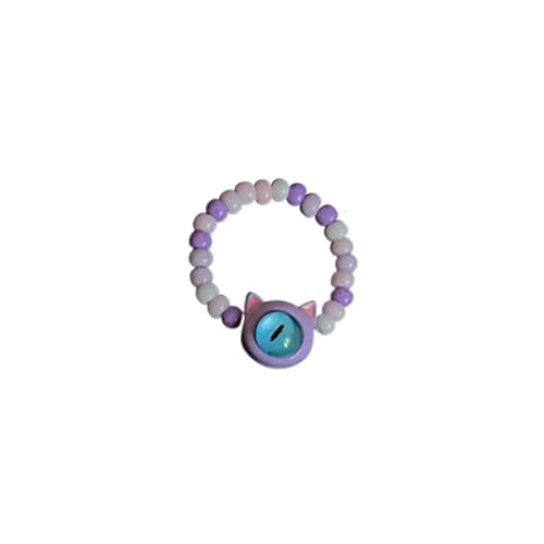 amangul Farbenfrohe Perlenringe Verstellbare Elastische Single Eye Katze Geformtes Handgefertigter Schmuck Für Frauen Mädchen Bunt Schmuck amangul Farbenfrohe Perlenringe Verstellbare Elastische Single Eye Katze Geformtes Handgefertigter Schmuck Für Frauen Mädchen Bunt Schmuck von amangul