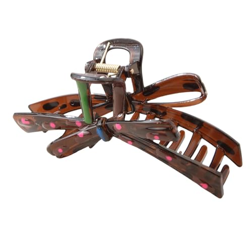 amangul Haarklammer mit großem Herz, Kopfbedeckung, elegante Herz-Pferdeschwanz-Halter, starker Halt für Mädchen (4) von amangul