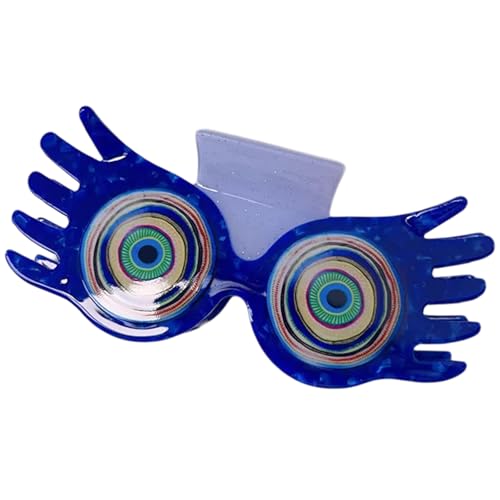 amangul Kreative ägyptische Haarspange mit Essigsäure-Motiv, starker Halt, für Modebegeisterte (6 blaue Gläser) von amangul