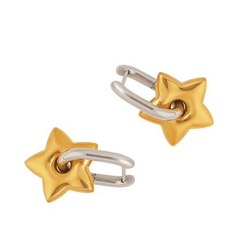 amangul Ohrhänger mit Sternanhänger, cooles Mädchen-Accessoire, modischer Damen-Ohrschmuck, geeignet für Partys und den täglichen Gebrauch von amangul