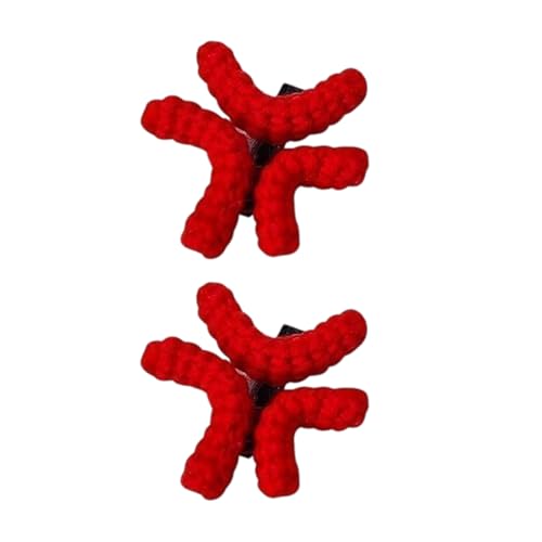 amangul Schöne Entenschnabel-Haarspange, Cosplay, Anime, für Damen, Plüsch-Haarnadeln für den täglichen Gebrauch und besondere Anlässe (2 Stück wütend), 2 Stück von amangul