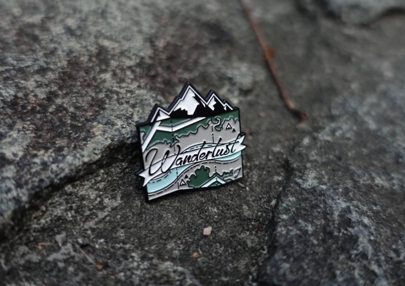 Fernweh Emaille Pin Fernweh Emaille Pin von ambivalentpress