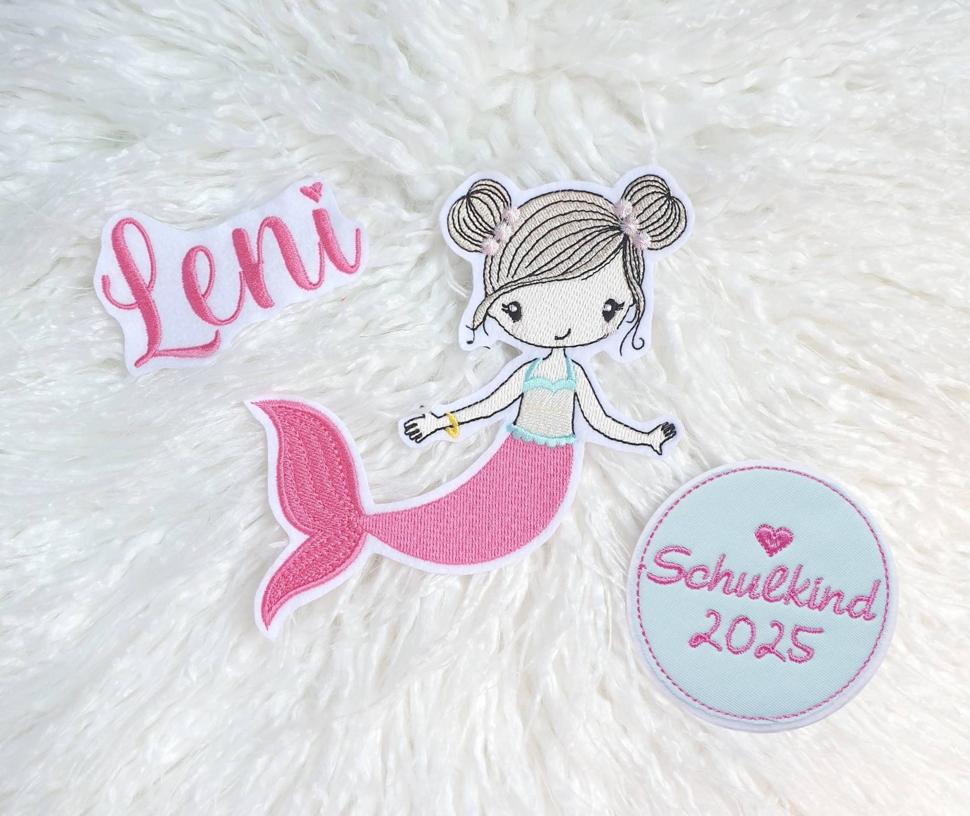 Applikation Aufnäher Schultüte Meerjungfrau Set 3 Teilig Mädchen Flicken Patch Button Filz Handmade Gestickt Mit Name Applikation Aufnäher Schultüte Meerjungfrau Set 3 Teilig Mädchen Flicken Patch Button Filz Handmade Gestickt Mit Name von ameliesweltstickt