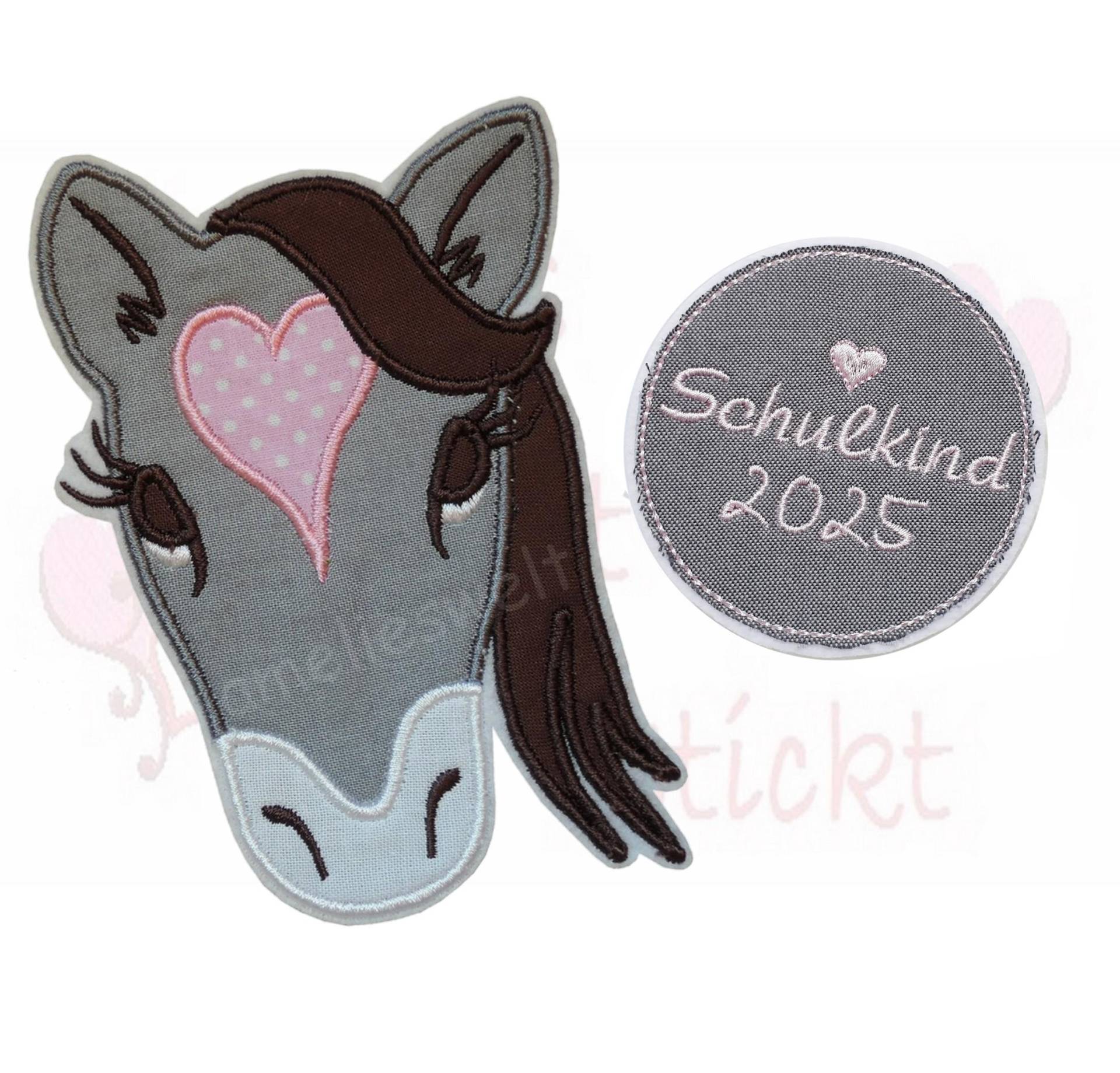 Applikation Aufnäher Schultüte Pferd Mit Mähne Set 2 Teilig Pony Mädchen Flicken Patch Button Filz Handmade Gestickt Schulkind Applikation Aufnäher Schultüte Pferd Mit Mähne Set 2 Teilig Pony Mädchen Flicken Patch Button Filz Handmade Gestickt Schulkind von ameliesweltstickt