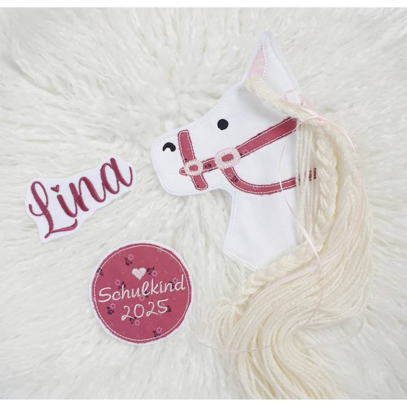 Applikation Aufnäher Schultüte Pferd Mit Mähne Set 3 Teilig Mauve Pony Schulkind Mädchen Patch Button Filz Gestickt Pferdekopf Wollmähne Applikation Aufnäher Schultüte Pferd Mit Mähne Set 3 Teilig Mauve Pony Schulkind Mädchen Patch Button Filz Gestickt Pferdekopf Wollmähne von ameliesweltstickt
