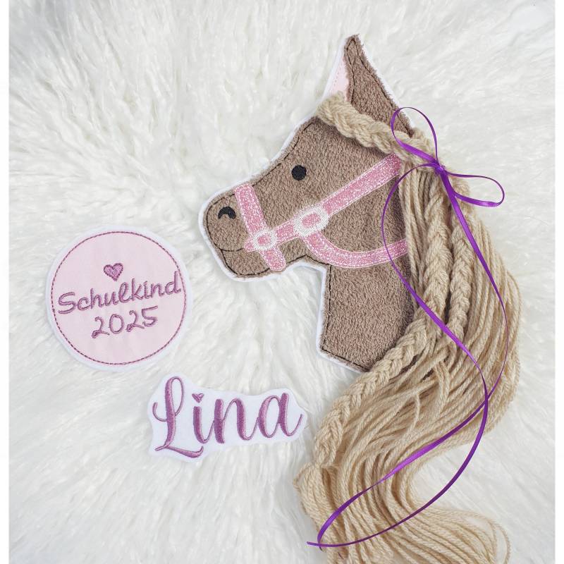 Applikation Aufnäher Schultüte Pferd Mit Mähne Set 3 Teilig Rosa Glitzerhalfter Pony Mädchen Flicken Patch Filz Handmade Gestickt Wollmähne Applikation Aufnäher Schultüte Pferd Mit Mähne Set 3 Teilig Rosa Glitzerhalfter Pony Mädchen Flicken Patch Filz Handmade Gestickt Wollmähne von ameliesweltstickt