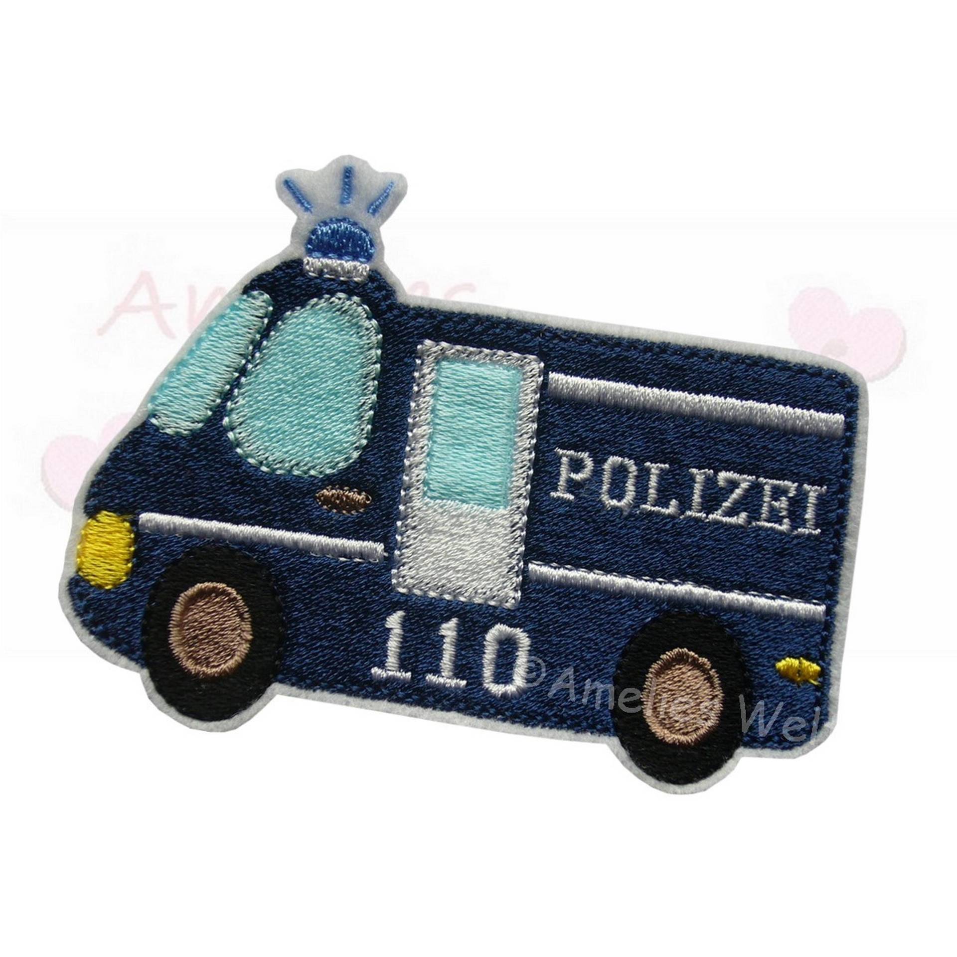 Applikation Aufnäher Schultüte Polizeibus Polizei Bus Auto Jungen Patch Flicken Button Filz Handmade Gestickt Applikation Aufnäher Schultüte Polizeibus Polizei Bus Auto Jungen Patch Flicken Button Filz Handmade Gestickt von ameliesweltstickt