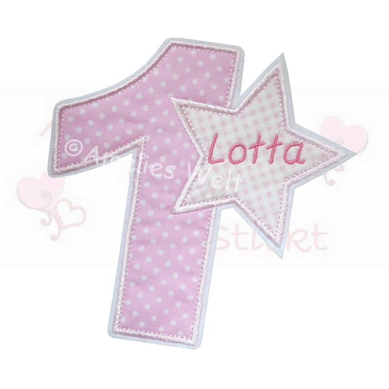 Aufnäher Applikation Große Geburtstags Zahl Mit Name 1 - 9 Rosa Mädchen Geburtstag Patch Personalisiert Gestickt Aufnäher Applikation Große Geburtstags Zahl Mit Name 1 - 9 Rosa Mädchen Geburtstag Patch Personalisiert Gestickt von ameliesweltstickt