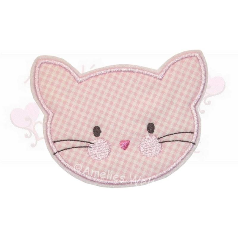 Aufnäher Applikation Katze in Rosa Für Mädchen Gestickt Kinder Babys Flicken Filz Patch Button Stickerei Aufnäher Applikation Katze in Rosa Für Mädchen Gestickt Kinder Babys Flicken Filz Patch Button Stickerei von ameliesweltstickt