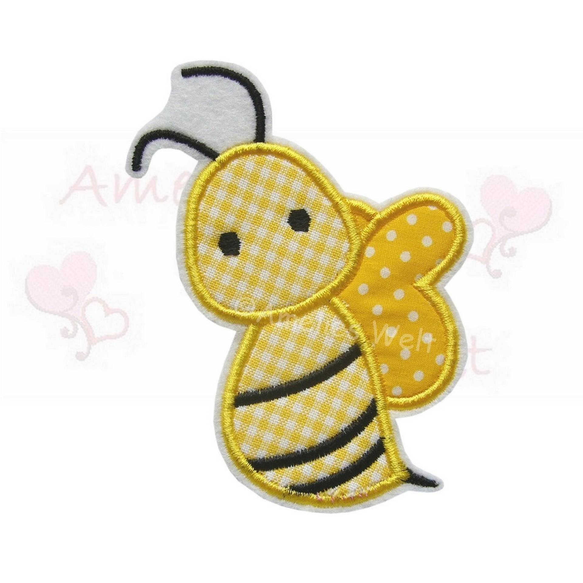 Aufnäher - Biene Applikation Bügelbild Gestickt Aufnäher - Biene Applikation Bügelbild Gestickt von ameliesweltstickt