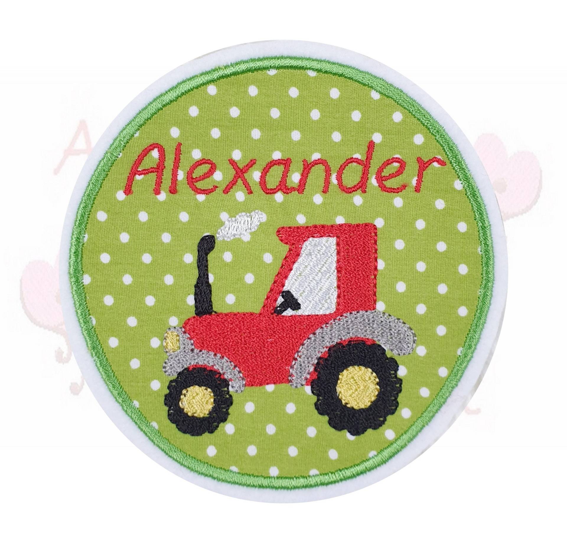 Aufnäher Mit Traktor Und Name Gestickt Trekker Trecker Bauer Bauernhof Applikation Aufnäher Mit Traktor Und Name Gestickt Trekker Trecker Bauer Bauernhof Applikation von ameliesweltstickt