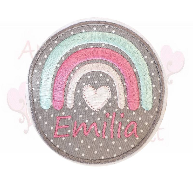 Aufnäher Regenbogen Mit Name Applikation Gestickter Patch Button Flicken Fliz Stickerei Zur Schultüte Schulkind Einschulung Handmade Aufnäher Regenbogen Mit Name Applikation Gestickter Patch Button Flicken Fliz Stickerei Zur Schultüte Schulkind Einschulung Handmade von ameliesweltstickt