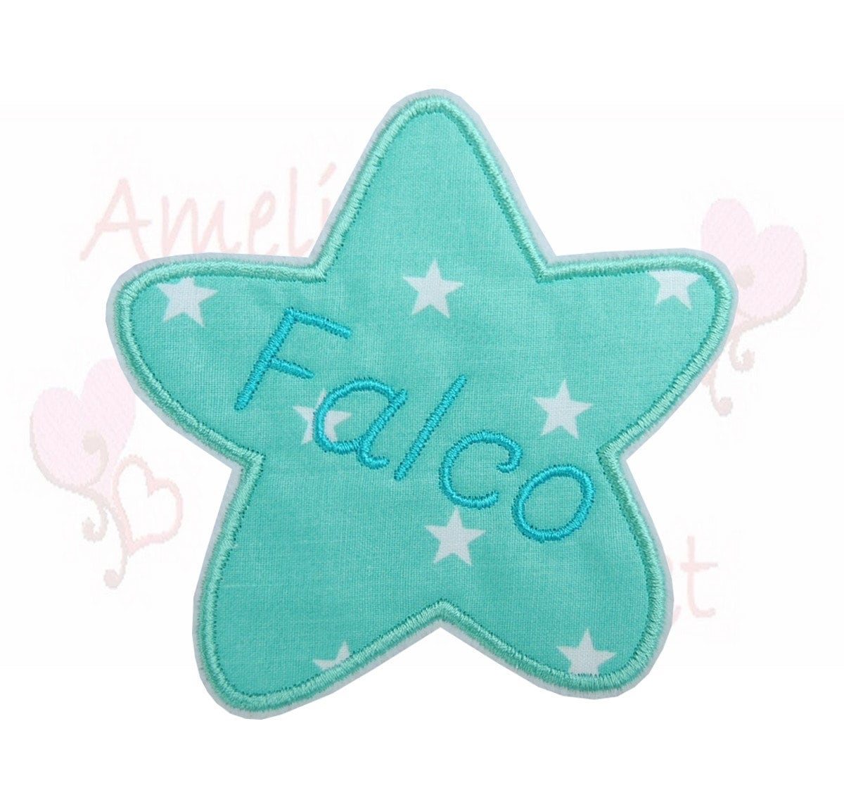 Aufnäher Stern Mit Name Aufnäher Türkise Mint Weiß Applikation Namensapplikation Bügelbild Stoff Sterne Stoffapplikation Personalisiert Aufnäher Stern Mit Name Aufnäher Türkise Mint Weiß Applikation Namensapplikation Bügelbild Stoff Sterne Stoffapplikation Personalisiert von ameliesweltstickt