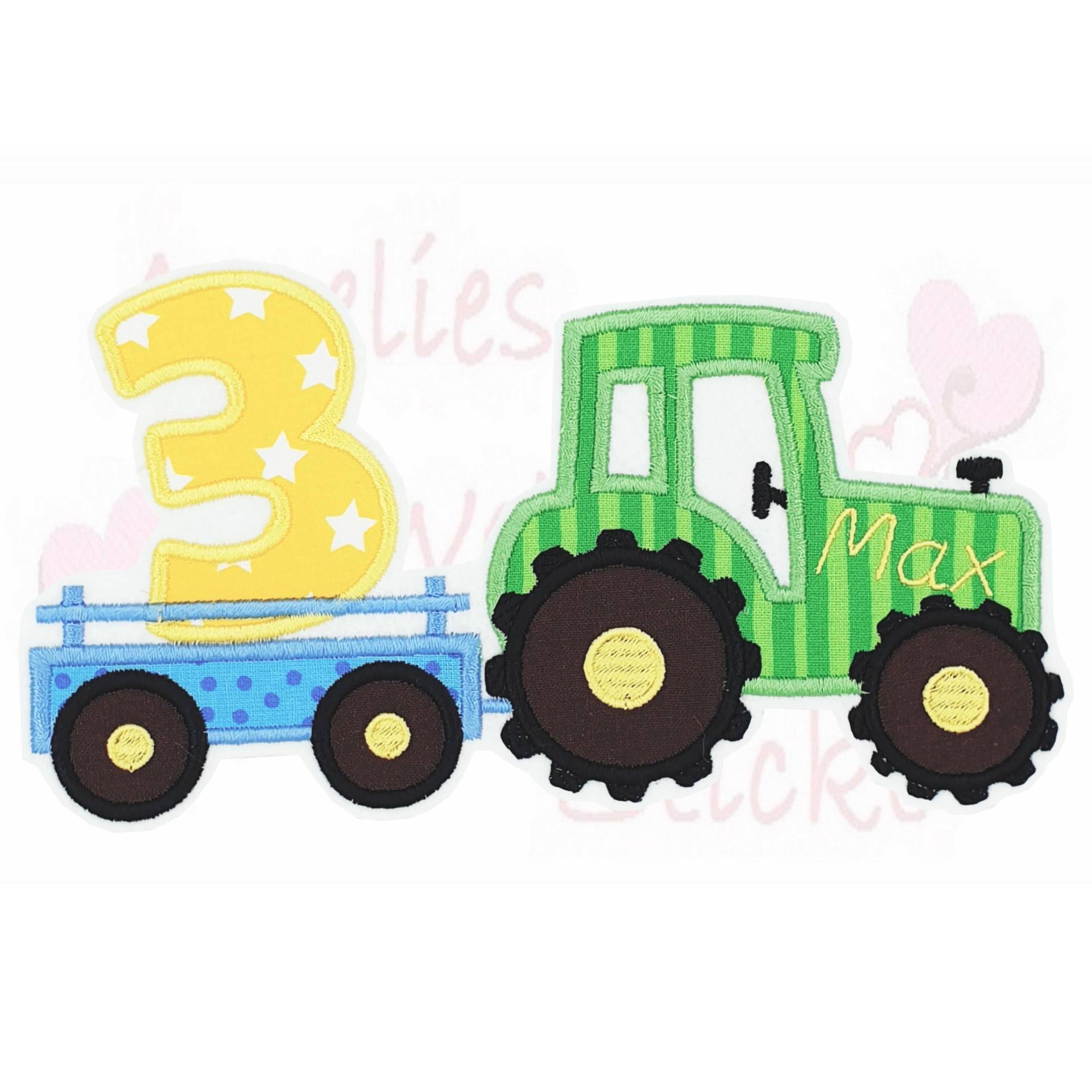 Aufnäher Traktor Trekker Mit Name Und Zahl Geburtstags Traktor Anhänger Zahlen 1 Bis 9 Personalisiert Stoffapplikation Aufnäher Traktor Trekker Mit Name Und Zahl Geburtstags Traktor Anhänger Zahlen 1 Bis 9 Personalisiert Stoffapplikation von ameliesweltstickt