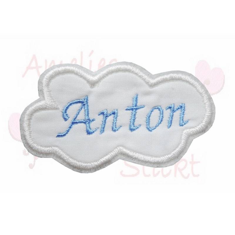 Aufnäher Wolke Mit Name Applikation Weiß Hellblau Flicken Stoffaufnäher Stoffapplikation Personalisiert Geschenk Geburt Taufe Patch Aufnäher Wolke Mit Name Applikation Weiß Hellblau Flicken Stoffaufnäher Stoffapplikation Personalisiert Geschenk Geburt Taufe Patch von ameliesweltstickt