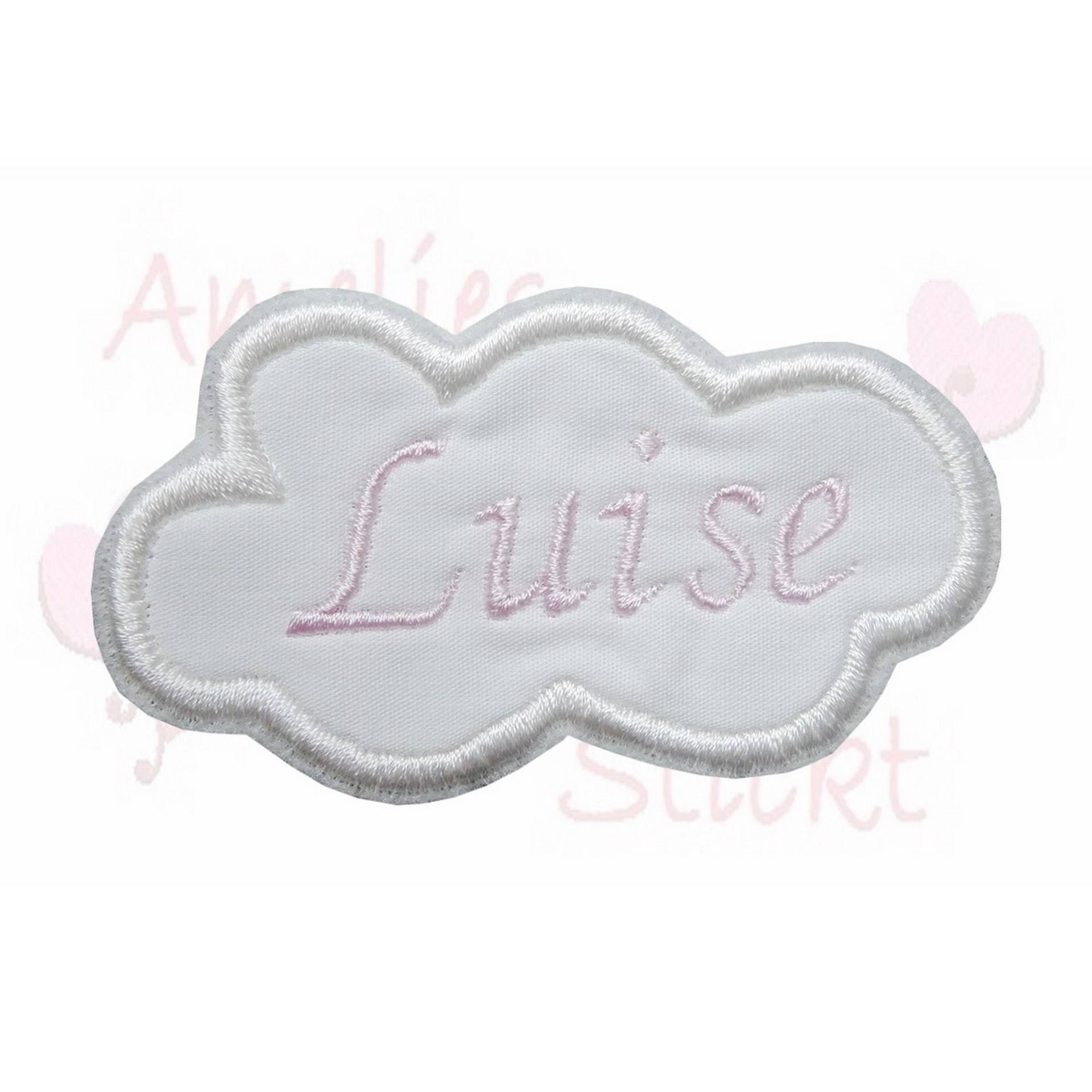 Aufnäher Wolke Mit Name Applikation Weiß Rosa Flicken Stoffaufnäher Stoffapplikation Personalisiert Geschenk Geburt Taufe Patch Mädchen Aufnäher Wolke Mit Name Applikation Weiß Rosa Flicken Stoffaufnäher Stoffapplikation Personalisiert Geschenk Geburt Taufe Patch Mädchen von ameliesweltstickt