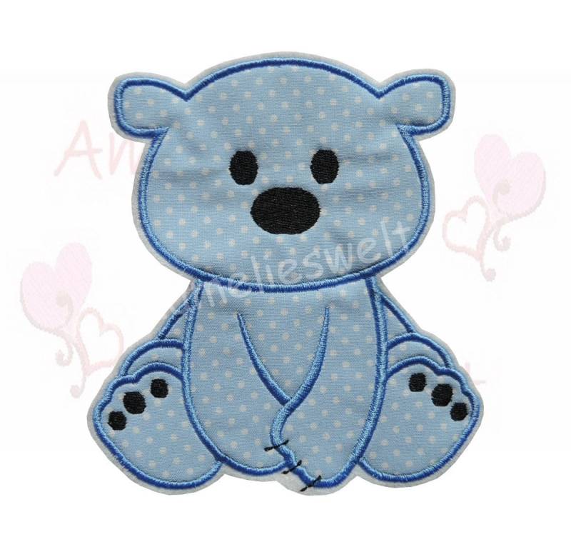 Bär Aufnäher in 3 Größen - Gestickt Applikation Bügelbild Handmade von ameliesweltstickt
