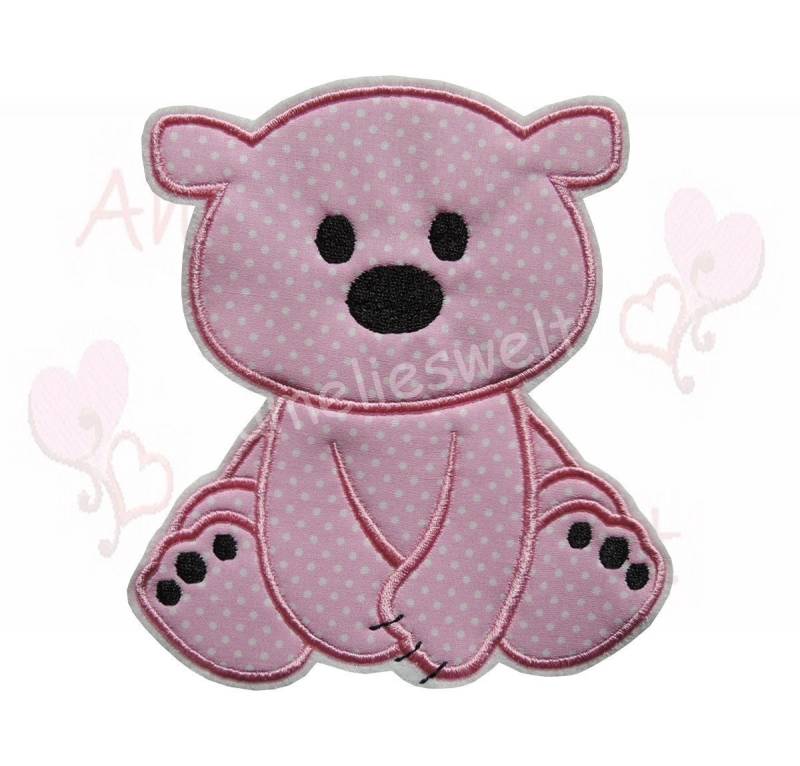 Bär Aufnäher in 3 Größen - Gestickt Applikation Bügelbild Handmade von ameliesweltstickt