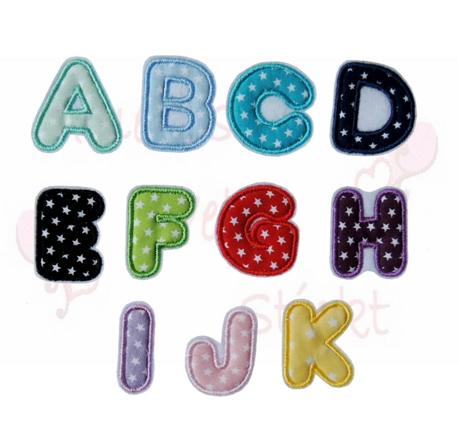 Buchstaben Applikation Aufnäher Kleine Sterne in 11 Farben Buchstabe Stoffbuchstabe Stoffapplikation 1 Stück Buchstaben Applikation Aufnäher Kleine Sterne in 11 Farben Buchstabe Stoffbuchstabe Stoffapplikation 1 Stück von ameliesweltstickt
