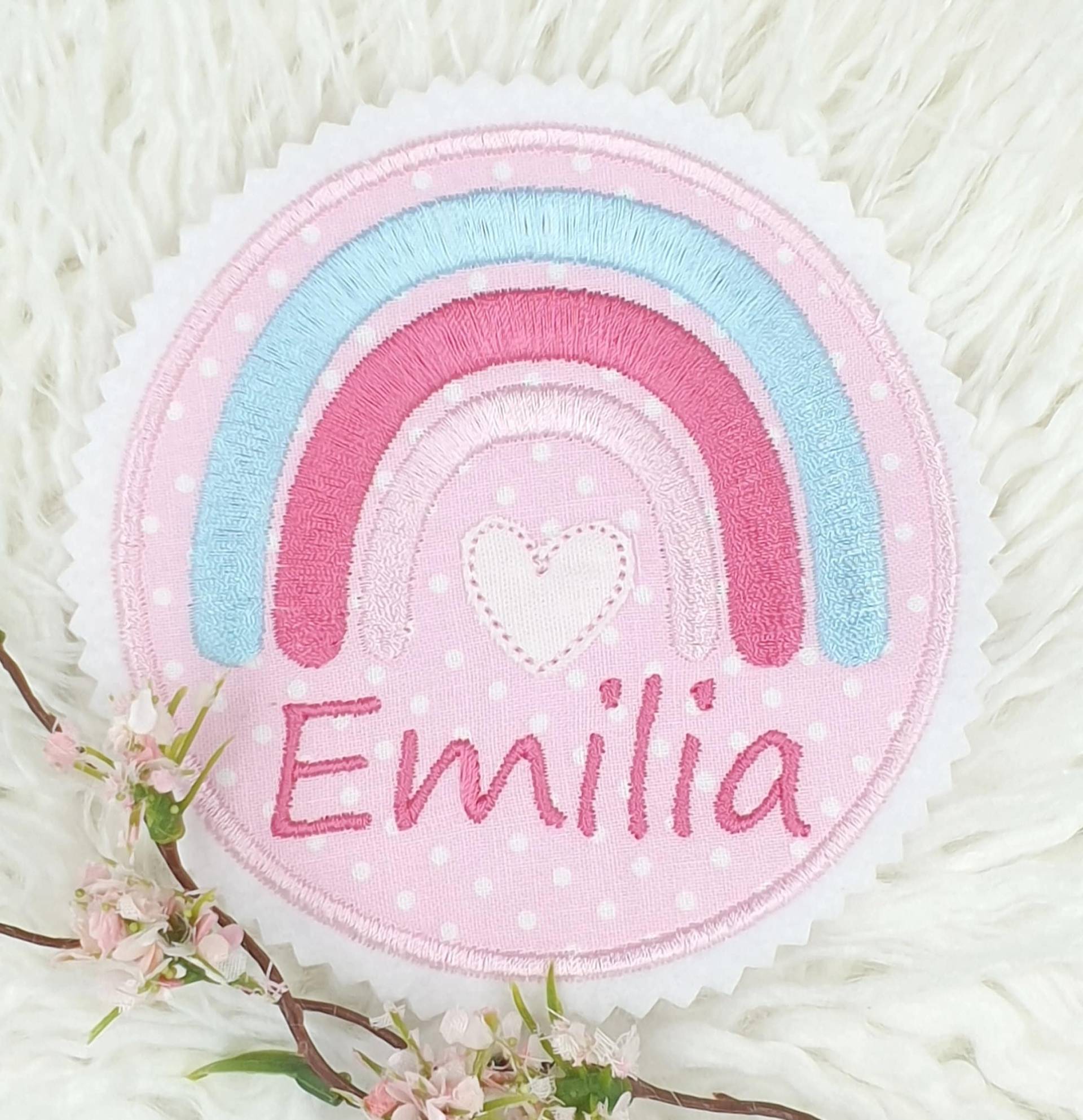 Bügelbild Mit Name Applikation Aufnäher Rosa Stickerei Patch Flicken Stickapplikation Mädchen Gestickt Personalisiert Schultüte Schulkind Bügelbild Mit Name Applikation Aufnäher Rosa Stickerei Patch Flicken Stickapplikation Mädchen Gestickt Personalisiert Schultüte Schulkind von ameliesweltstickt