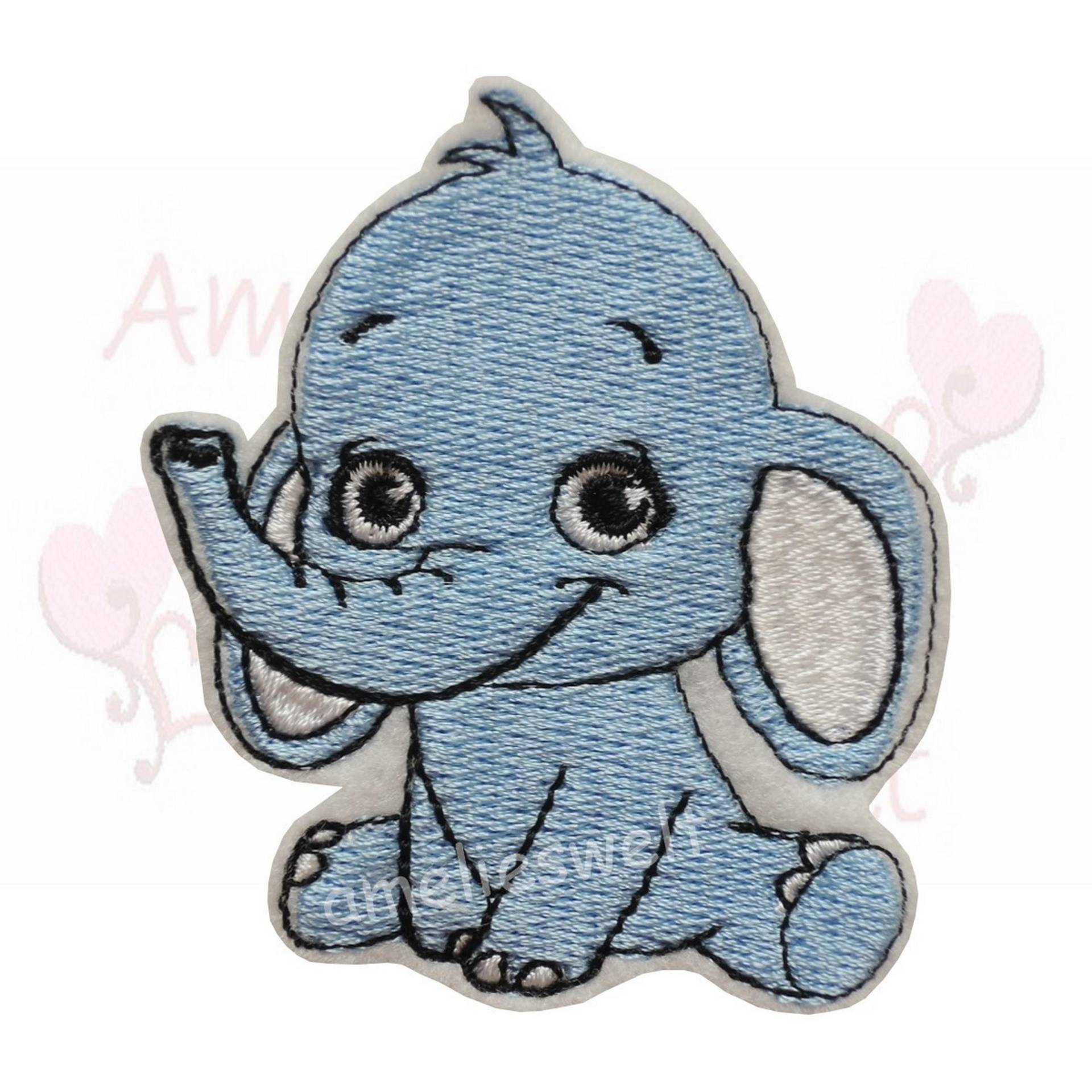 Elefant Applikation Aufnäher Hellblau Bügelbild Stickapplikation Elephant Embroidery Applique Application Patch Elefant Applikation Aufnäher Hellblau Bügelbild Stickapplikation Elephant Embroidery Applique Application Patch von ameliesweltstickt