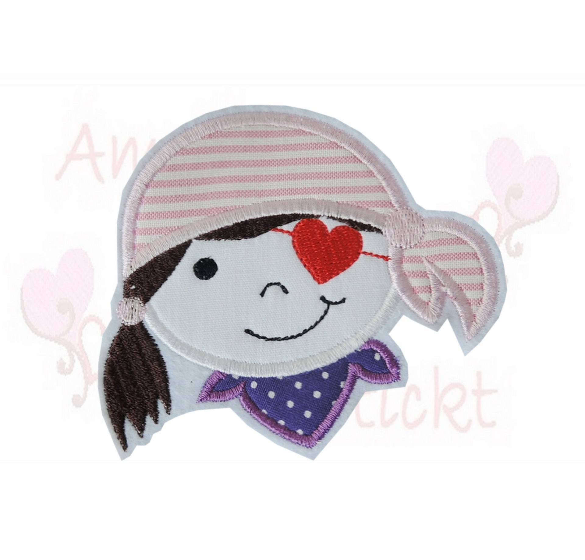 Piratin in Zwei Größen Applikation Aufnäher Schultüte Nähen Basteln Schulkind Flicken Button Patch Skull Gestickt Piratenkostüm Kinder Pirat Piratin in Zwei Größen Applikation Aufnäher Schultüte Nähen Basteln Schulkind Flicken Button Patch Skull Gestickt Piratenkostüm Kinder Pirat von ameliesweltstickt