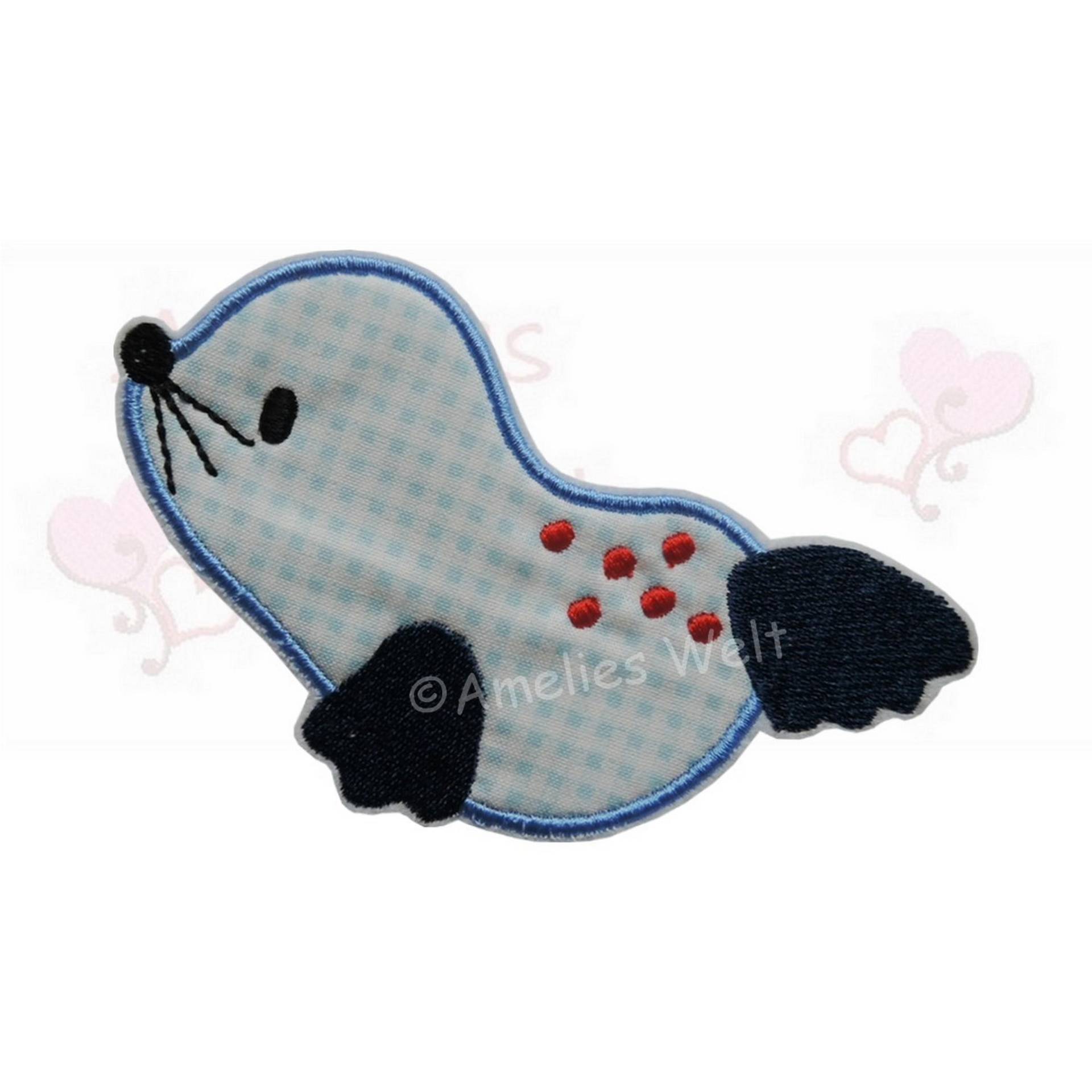 Robbe Applikation Bügelbild Aufnäher Stoffapplikation Gestickt Button Patch Flicken Für Kinder Schulkind Zur Einschulung Auf Schultüte Robbe Applikation Bügelbild Aufnäher Stoffapplikation Gestickt Button Patch Flicken Für Kinder Schulkind Zur Einschulung Auf Schultüte von ameliesweltstickt