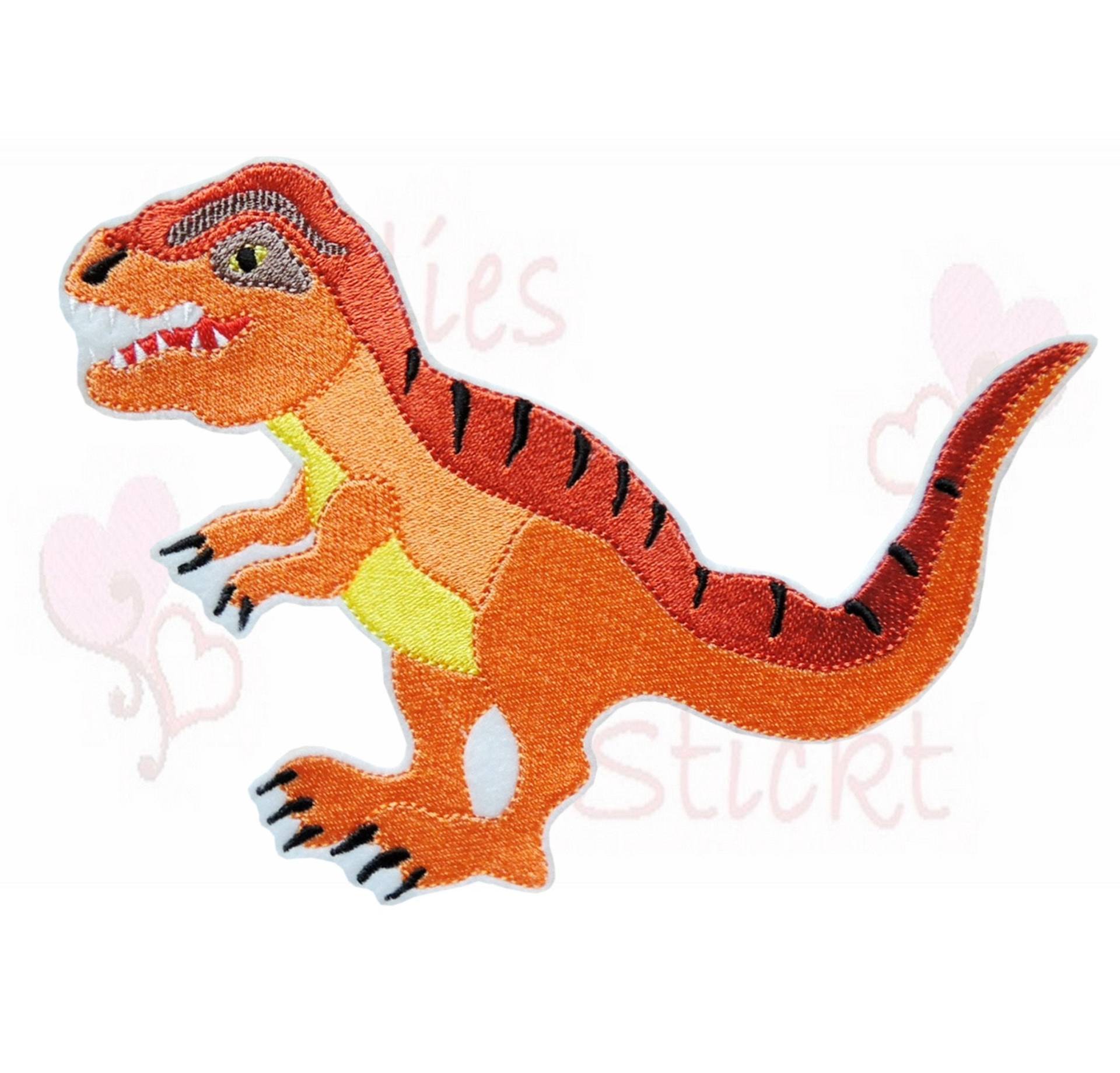 T Rex Extra Groß Dinosaurier Zum Aufbügeln Bügelbild Stickapplikation Patch Aufnäher Applikation T-Rex Orange Farben T Rex Extra Groß Dinosaurier Zum Aufbügeln Bügelbild Stickapplikation Patch Aufnäher Applikation T-Rex Orange Farben von ameliesweltstickt