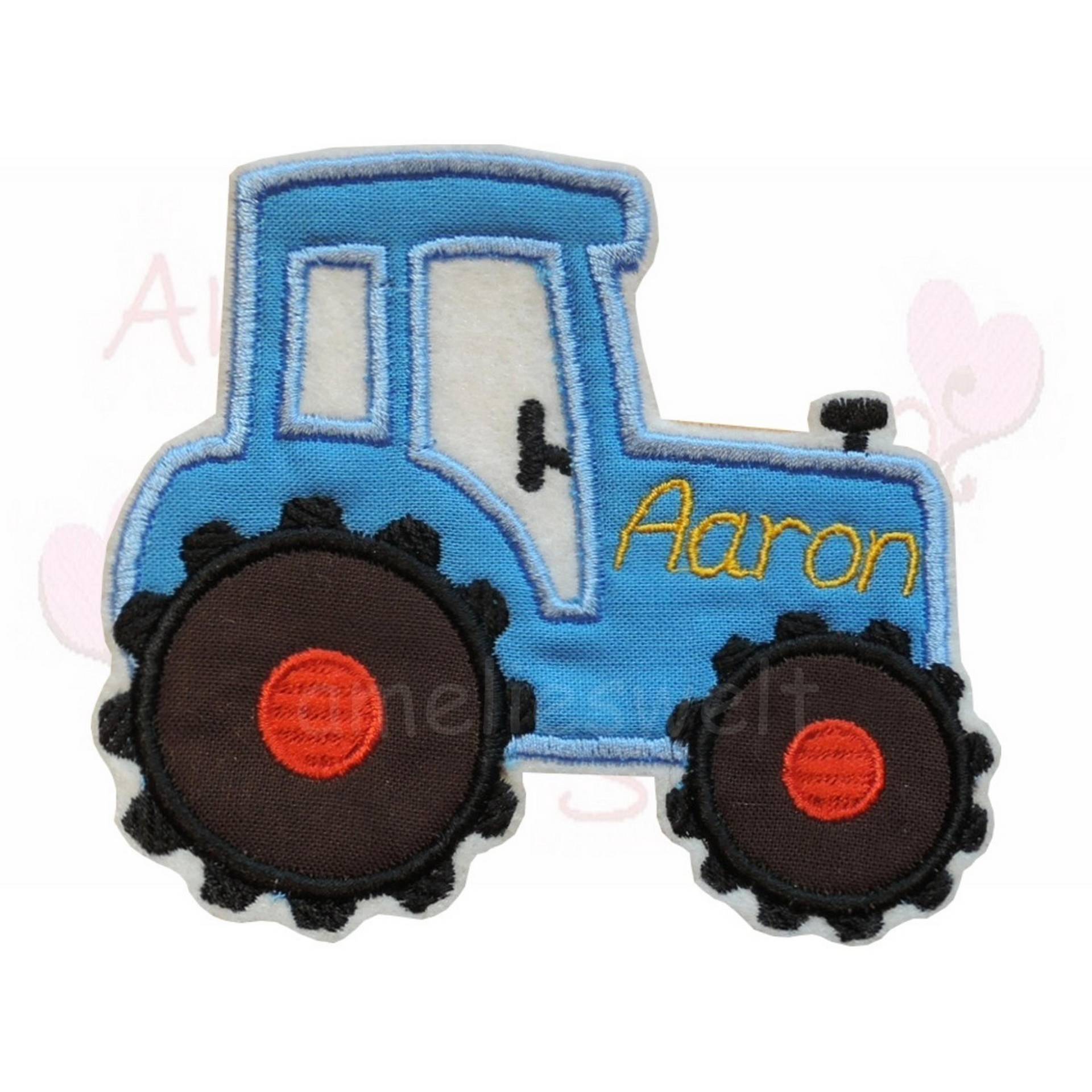 Traktor Trekker Auch Mit Name Applikation Aufnäher Bügelbild in Uni Blau Patch Namensapplikation Stoffapplikation Traktor Trekker Auch Mit Name Applikation Aufnäher Bügelbild in Uni Blau Patch Namensapplikation Stoffapplikation von ameliesweltstickt