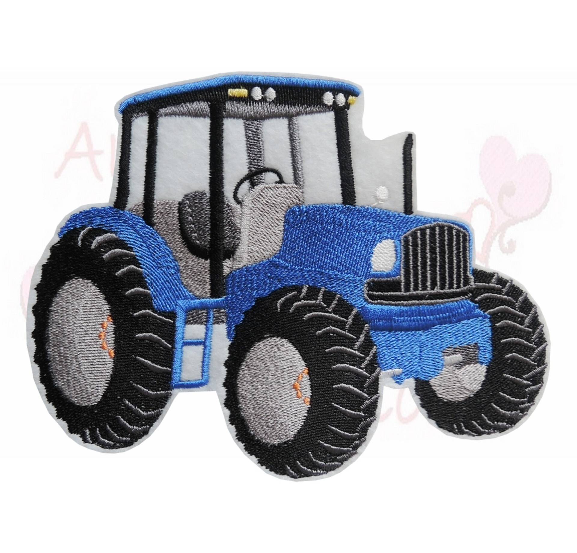 Traktor Trekker Aufnäher in Blau Applikation Patch Gestickt 8x10cm Handmade Perfekt Für Deine Schultüte Traktor Trekker Aufnäher in Blau Applikation Patch Gestickt 8x10cm Handmade Perfekt Für Deine Schultüte von ameliesweltstickt