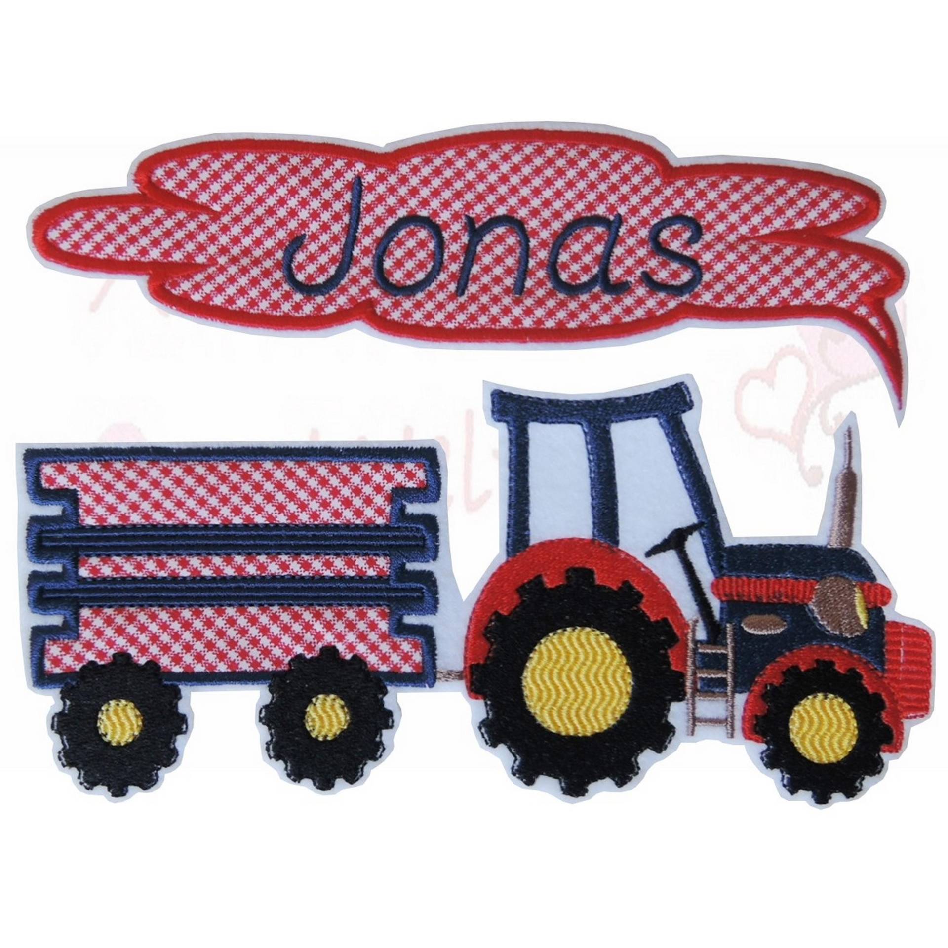 Traktor & Wunschname Xl Applikation Trekker Rot Dunkelblau Vichystoff Aufnäher Kinder Bügelbild Namensapplikation Personalisiert Traktor & Wunschname Xl Applikation Trekker Rot Dunkelblau Vichystoff Aufnäher Kinder Bügelbild Namensapplikation Personalisiert von ameliesweltstickt