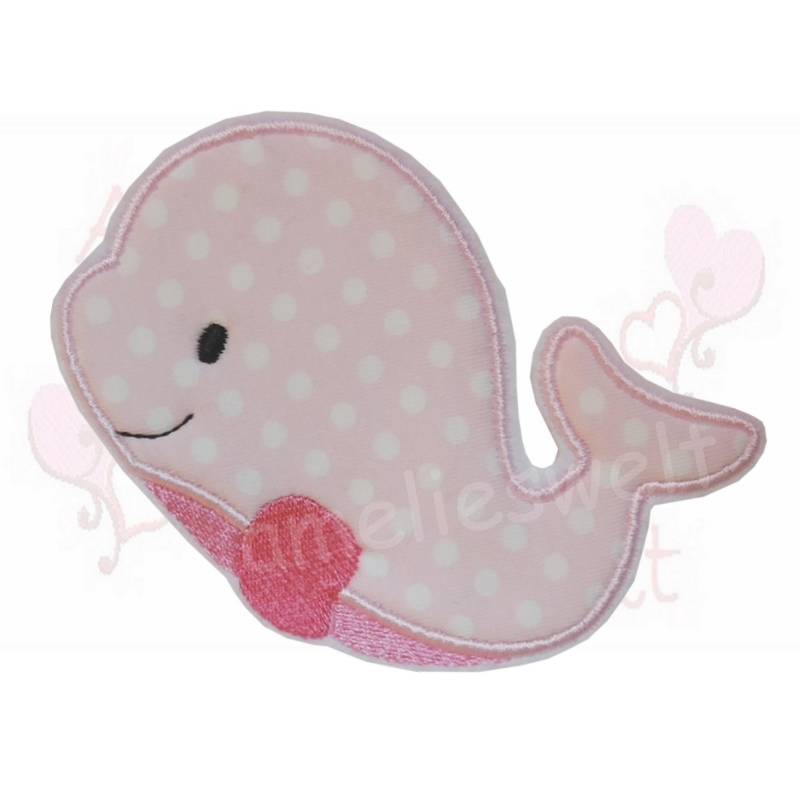 Wal Aufnäher Applikation Gestickt Flicken Patch Für Babys Kinder Zur Einschulung Schultüte Jungen Und Mädchen Button von ameliesweltstickt