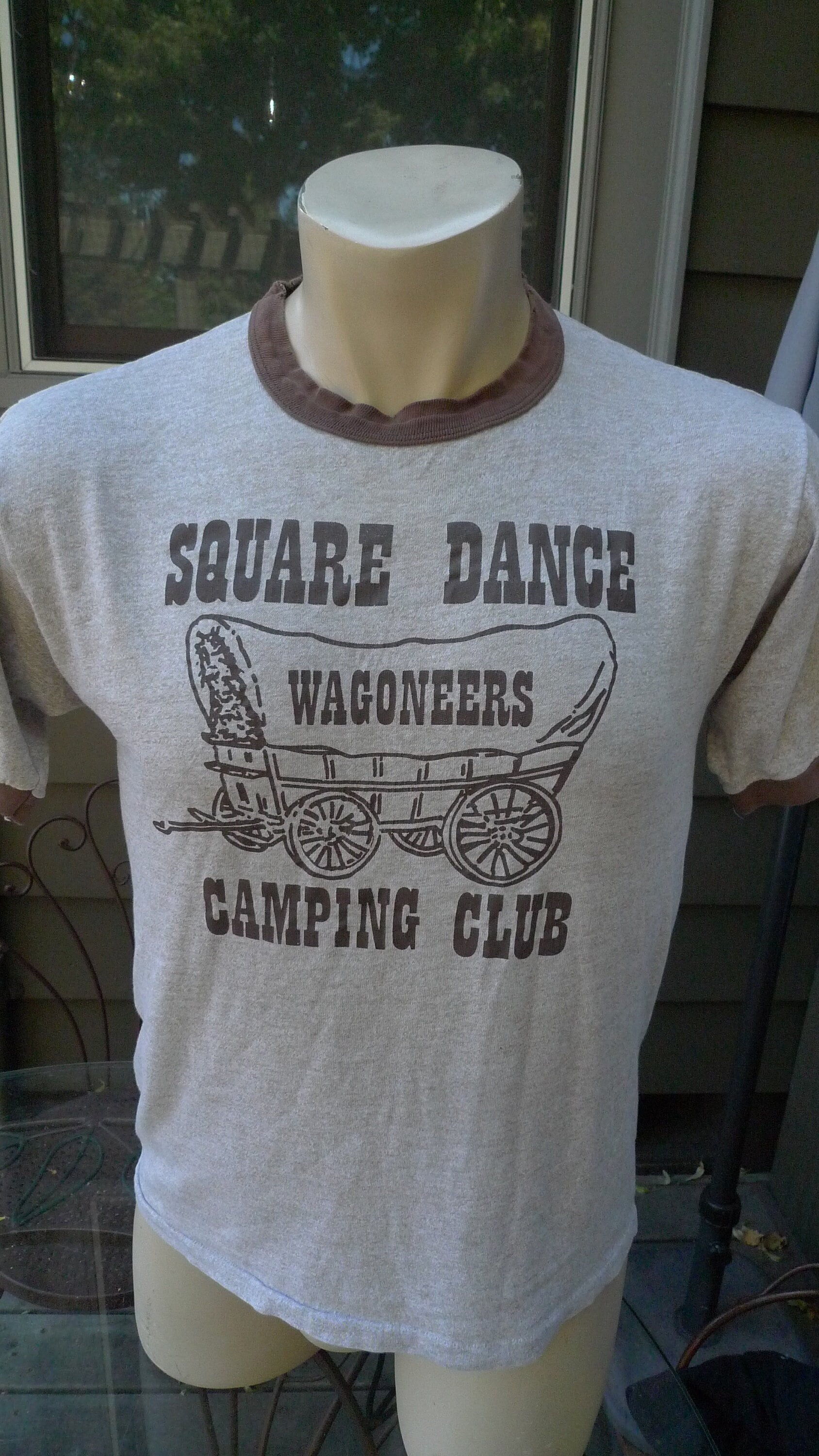 1970Er Jahre Wagoneers Square Dance Camping Cub Single Stitch Shirt Herren Med | 43 von americanvintageprtld
