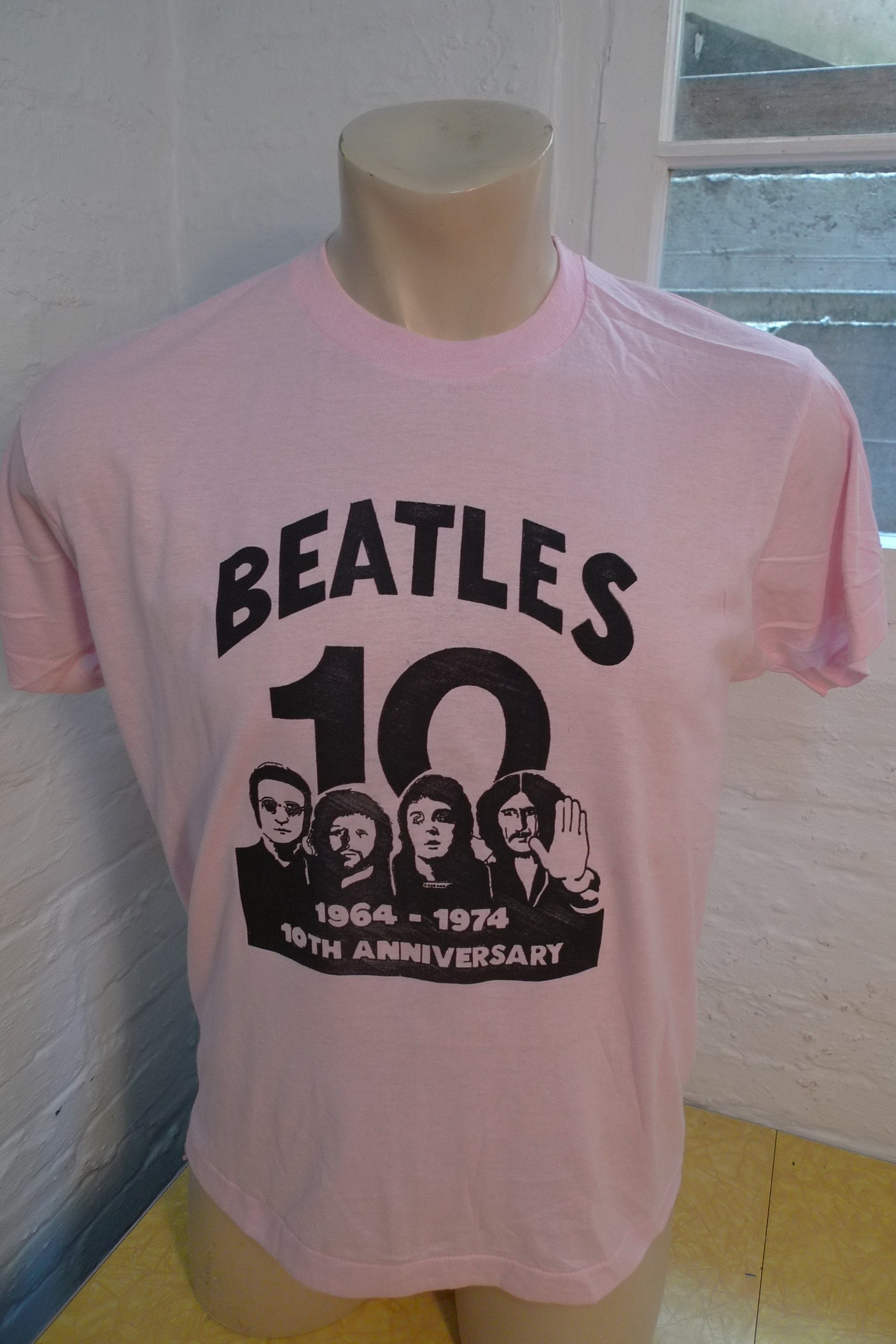 1974 Beatles Single Stitch Shirt Herren Large | 44 von americanvintageprtld