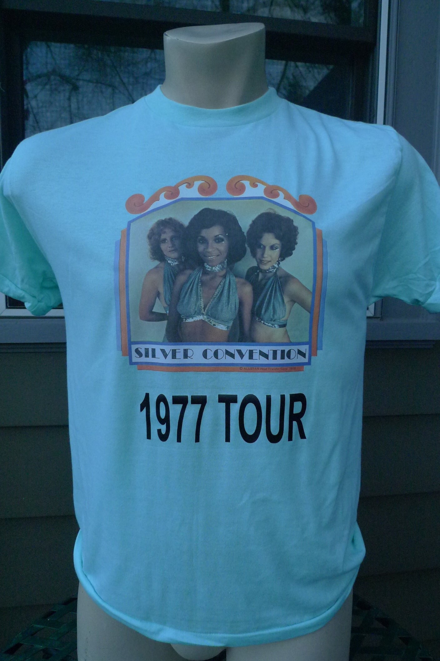 1977 Silver Convention Single Stitch Shirt | C Licensed By Allstar "76 Herren M | 42 von americanvintageprtld