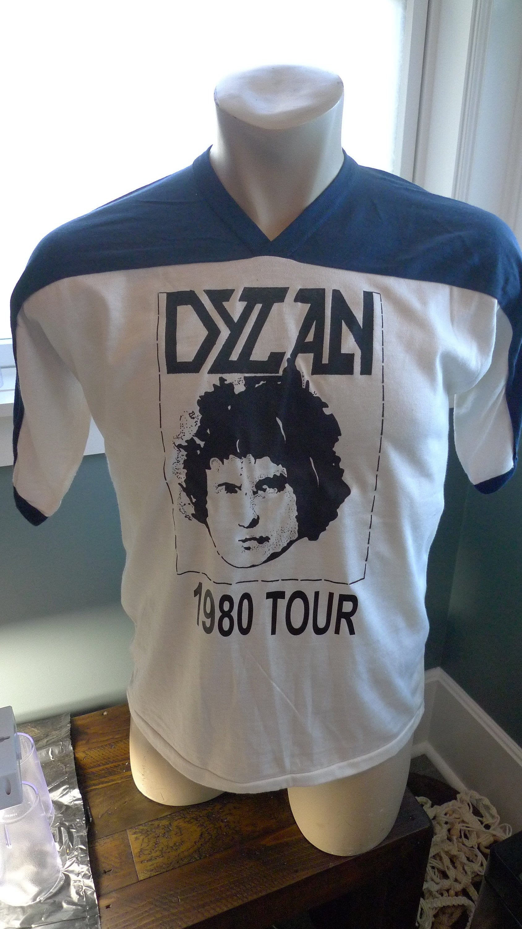 1980 Bob Dylan Single Stitch Shirt | C Lizensiert Von Roach "74 Herren L | 44 von americanvintageprtld