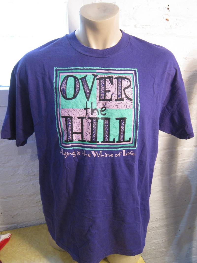 1980Er Jahre Comical Aging Over The Hill Single Stitch Shirt Herren Xl | 48 von americanvintageprtld