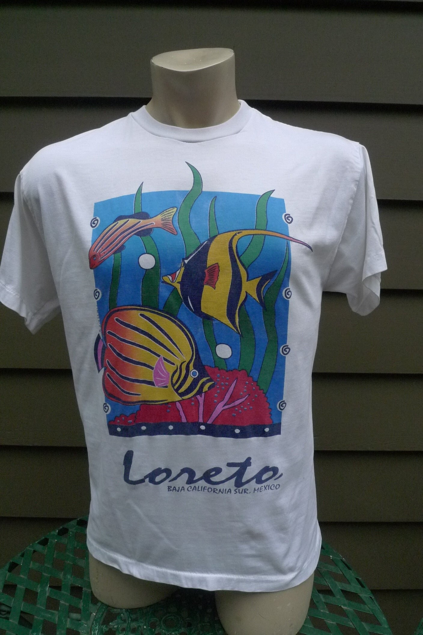 1980Er Jahre Loreto Baja Cali Mexiko Single Stitch Shirt Herren Med | 42 von americanvintageprtld