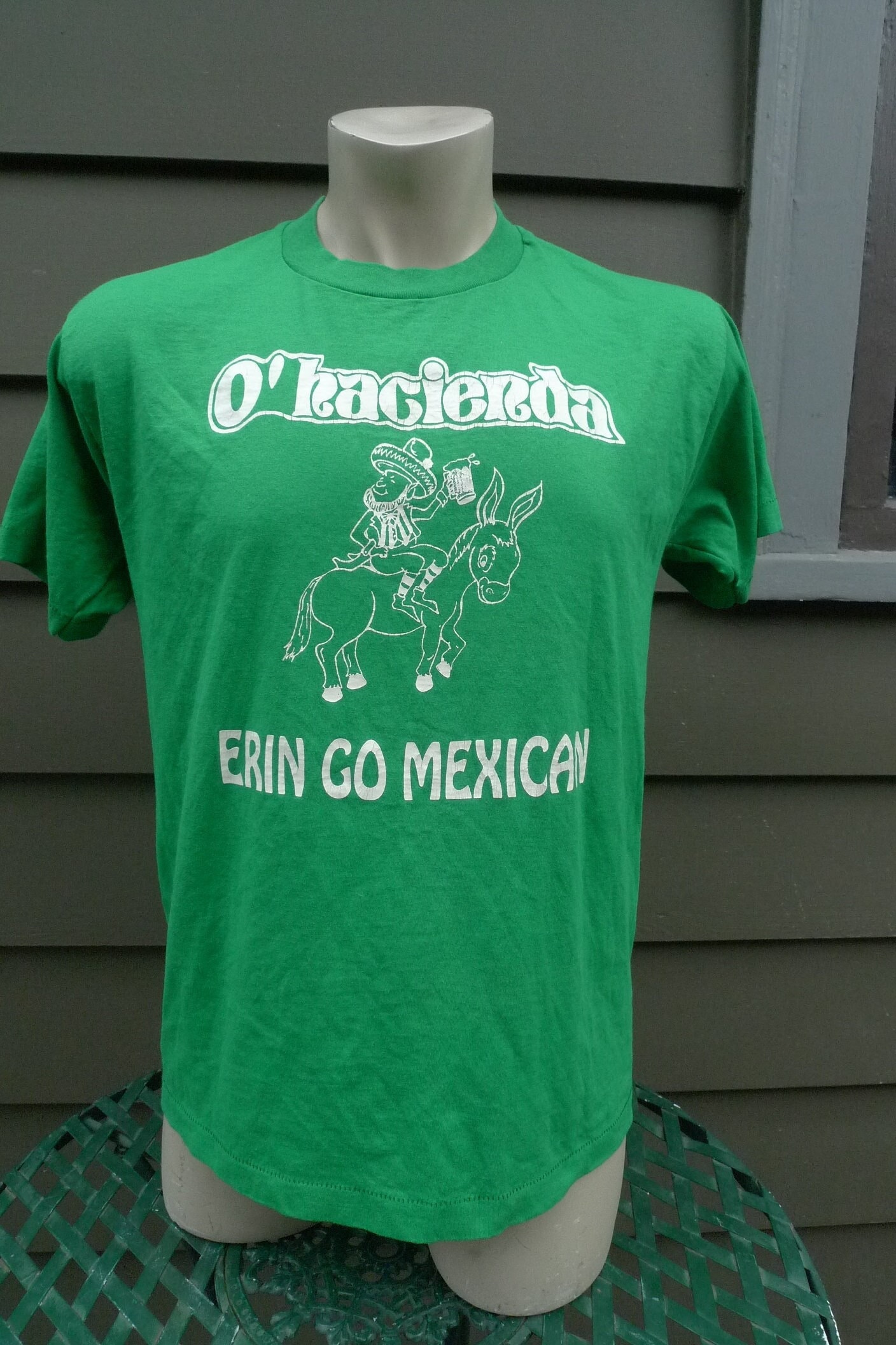 1980Er Jahre O'hacienda Eric Go Mexican Restaurant Single Stitch Shirt Herren L | 44 von americanvintageprtld