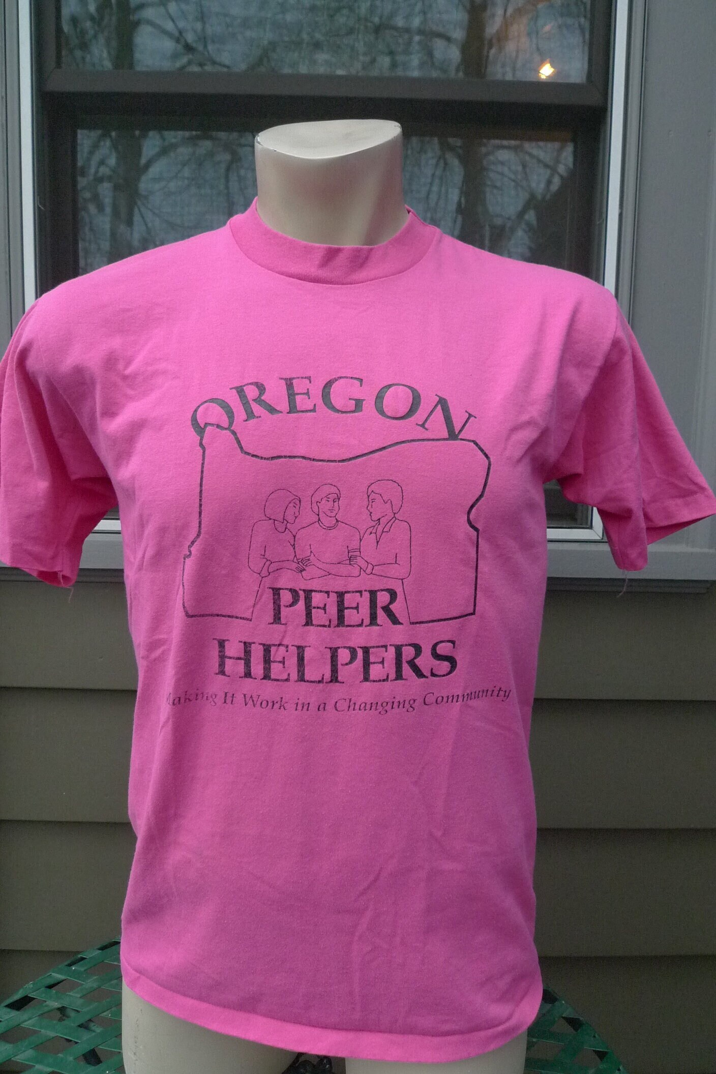 1980Er Jahre Oregon Peer Helpers Single Stitch Shirt Männer Med | 42 von americanvintageprtld